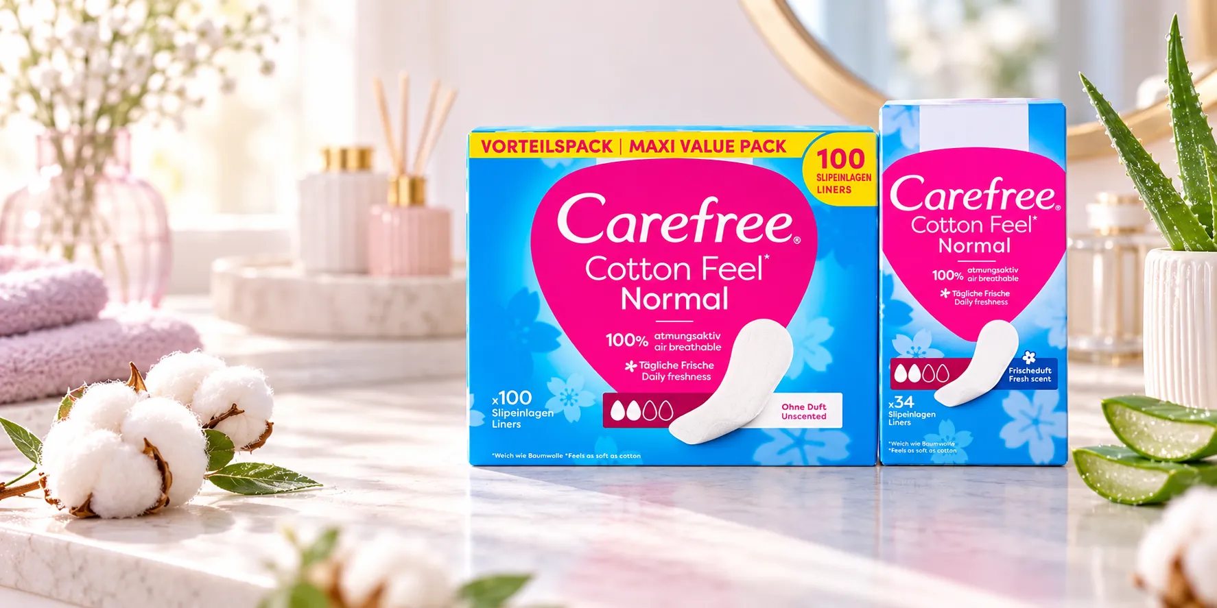 50 év Carefree Hogyan változott a mindennapi női higiénia